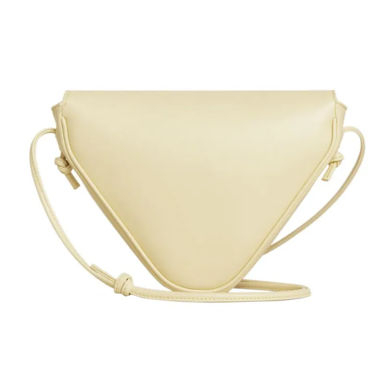 CELINE Smooth Cow Leather Shoulder Bag Crossbody Bag Men's Light Yellow-3