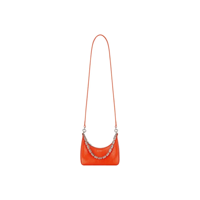 GIVENCHY Cut-out Cow Leather Shoulder Bag Crossbody Bag Handbag Mini Women's Orange-1