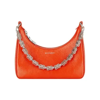 GIVENCHY Cut-out Cow Leather Shoulder Bag Crossbody Bag Handbag Mini Women's Orange