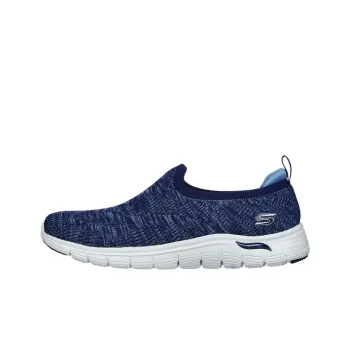 Skechers ARCH FIT VISTA Cushioned Slip Resistant Abrasion Resistant Low Top Sports Casual Shoes Women's Blue