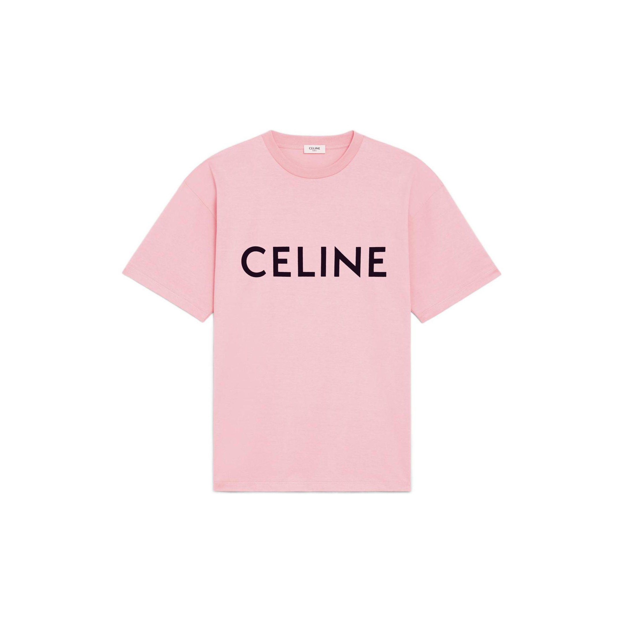 CELINE New Men S Collection Boy Doll T Shirts Men Pink POIZON