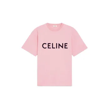 CELINE New Men'S Collection Boy Doll FW22 T Shirt Men's Pink