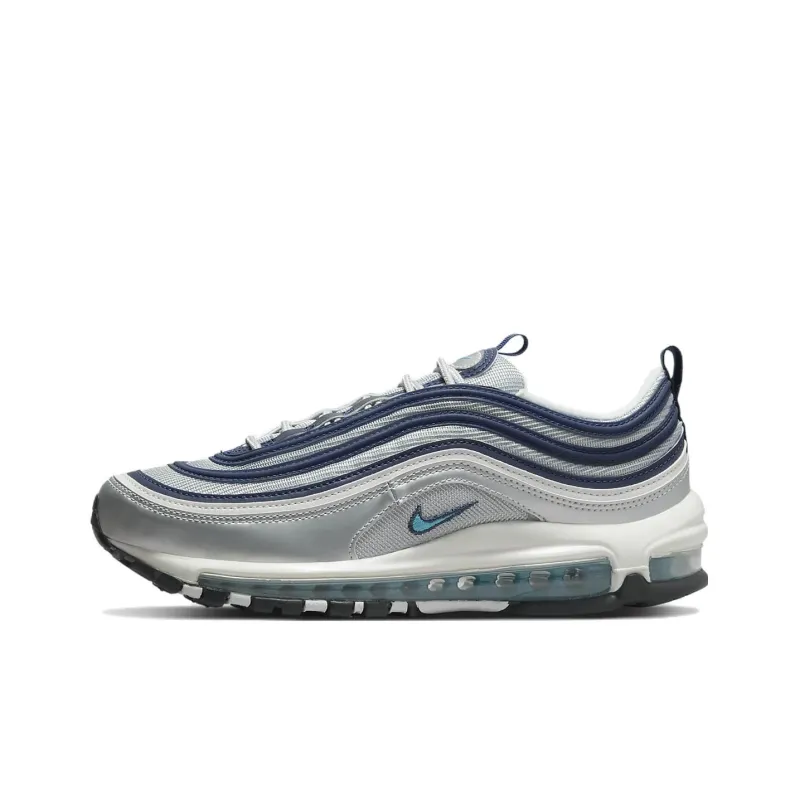 Nike Air Max 97 Metallic Silver Chlorine Blue Women's-0