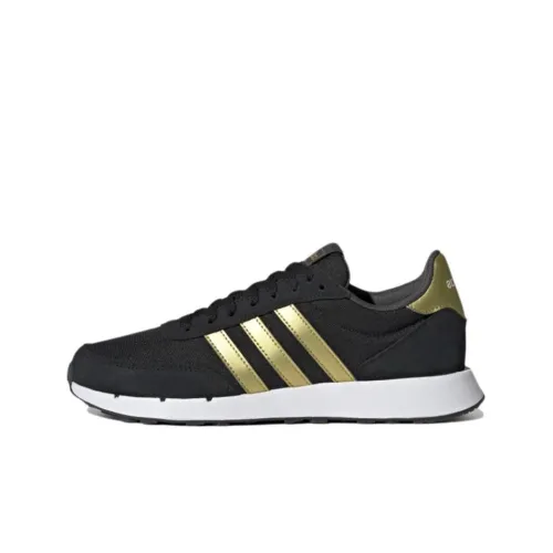 Adidas Neo Run 60s 2.0 Casual Shoes Women's Low-Top Black/Gold/White