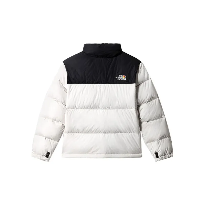 THE NORTH FACE 1996 Retro Nuptse 700 Fill Packable Pride Jacket 26'' Length Jacket White-1