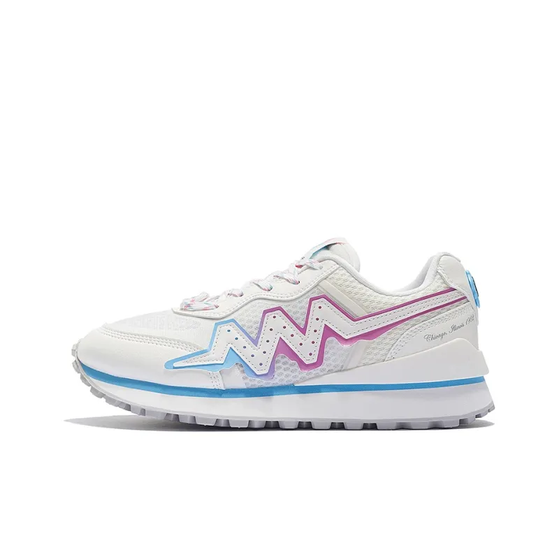 LiNing 001 Low Top Sports Casual Shoes Men's White Blue-0