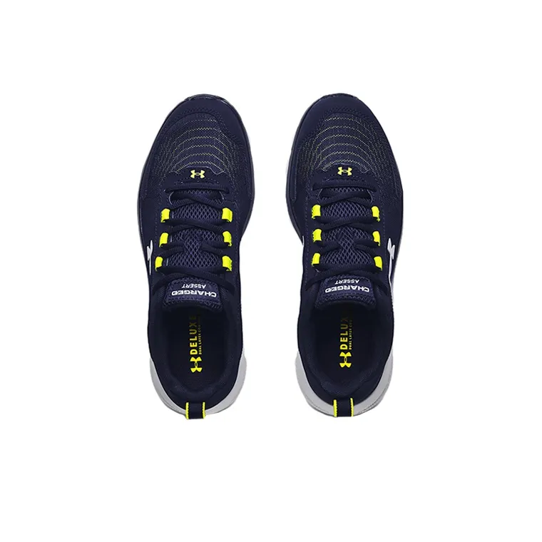 Under Armour Charged Assert 9 'Midnight Navy Yellow Ray'-3