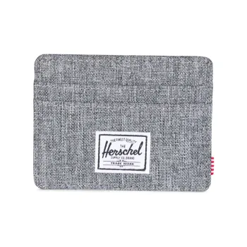 Herschel Polyester Coin Purse, Wallet, Card Holder Unisex Charlie Gray