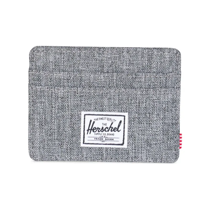 Herschel Polyester Coin Purse, Wallet, Card Holder Unisex Charlie Gray-0