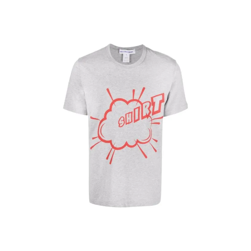 CDG T Shirts Men Gray-0