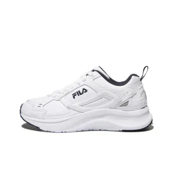 FILA Field Gauge Light Cushioning Anti Slip And Wear Resistant Low Top Casual Shoes Unisex White Korean Style