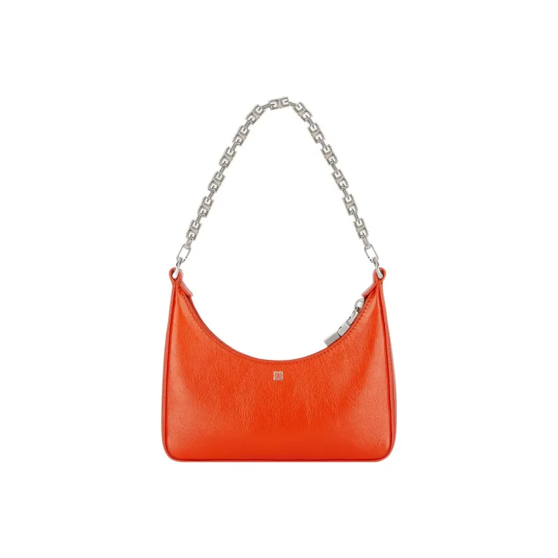 GIVENCHY Cut-out Cow Leather Shoulder Bag Crossbody Bag Handbag Mini Women's Orange-3