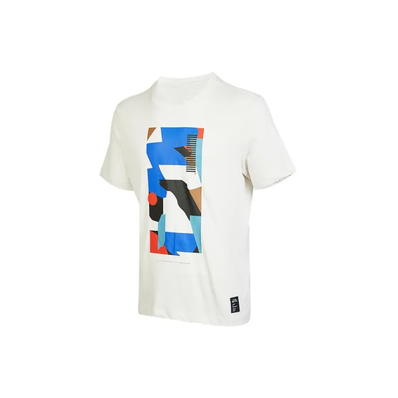 Nike T Shirt Men's Phantom Gray White-0