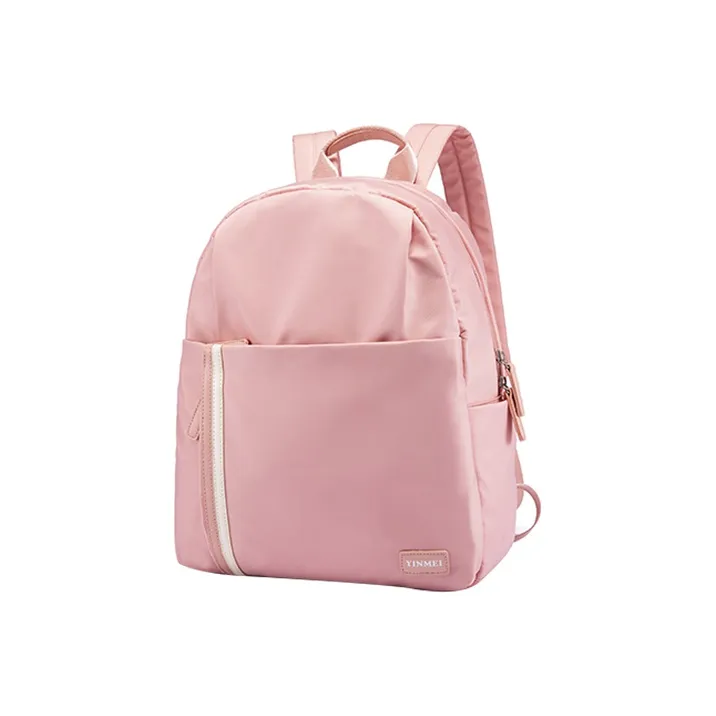 Sound For Life Oxford Laptop Backpack Women's Pink-1