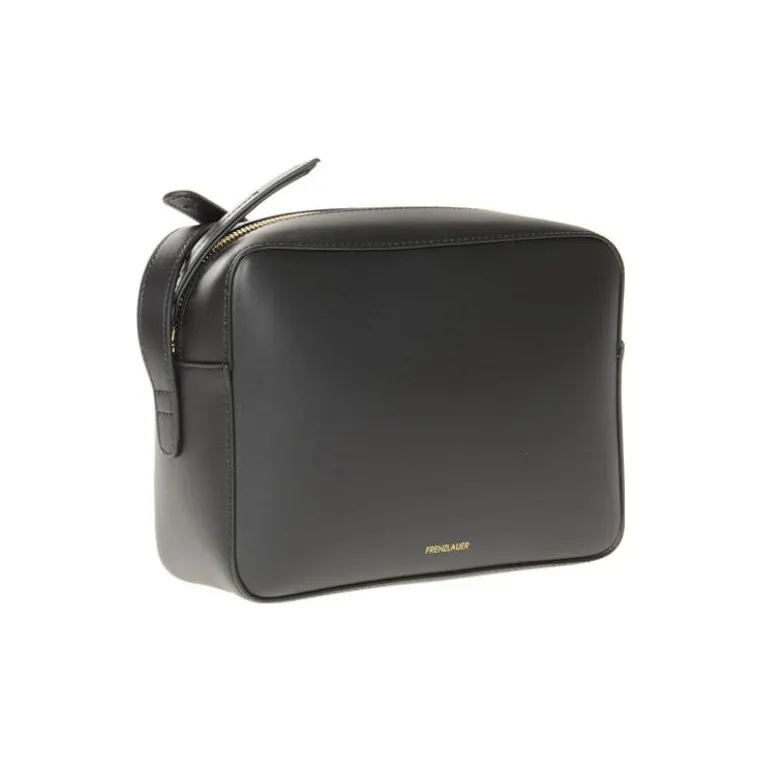 FRENZLAUER Calfskin Shoulder Bag Crossbody Bag Women's Black-1