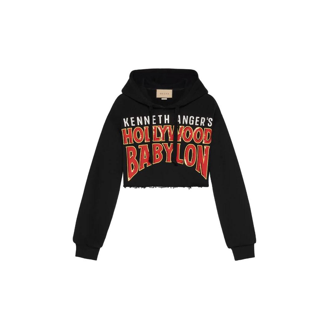 Gucci crop top sweatshirt online