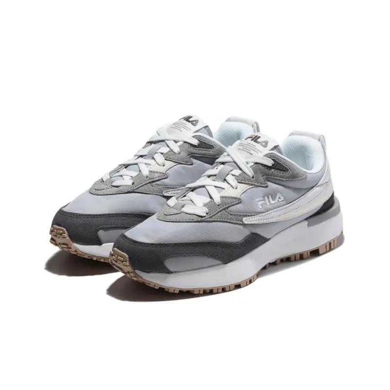 FILA Zagato V2 Cushioning Anti Slip And Wear Resistant Low Top Casual Shoes Unisex Gray Korean Style-2