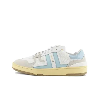 Lanvin Clay Stylish Skateboarding Shoes Men's White Blue