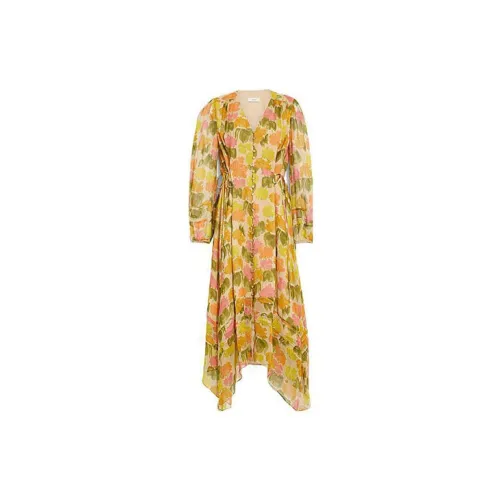 COACH Long-Sleeved Dresses Women's Yellow