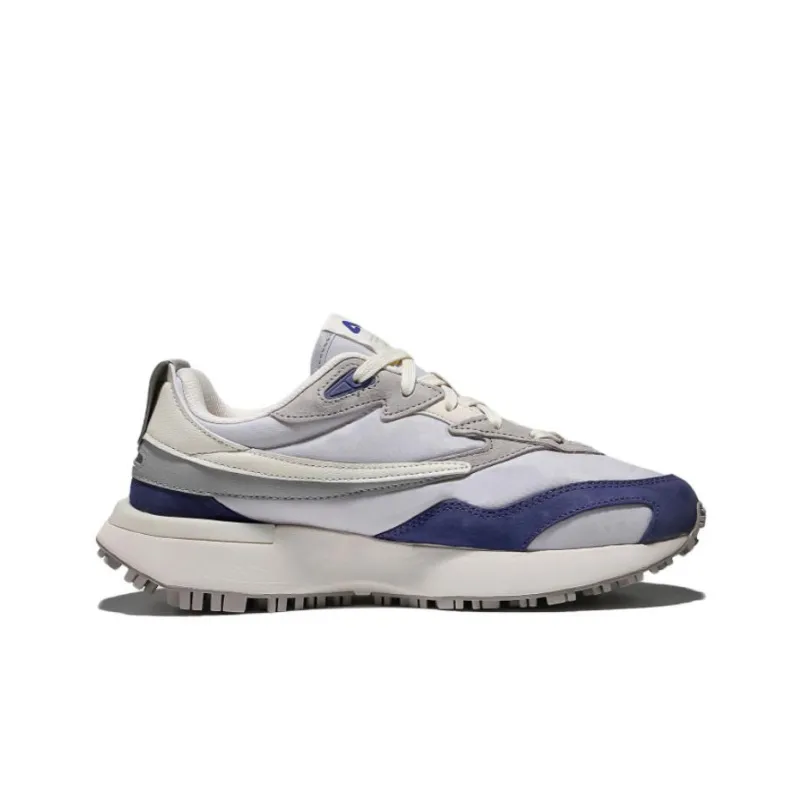 FILA Zagato V2 Cushioned Slip Resistant Low Top Casual Shoes Unisex Gray Purple Korean Style-1