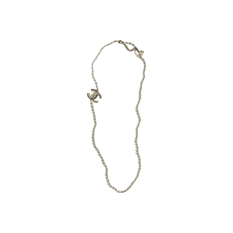CHANEL Necklaces Women's White-1