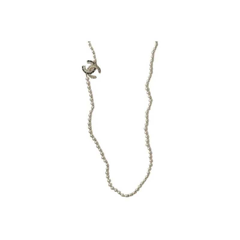 CHANEL Necklaces Women's White-0