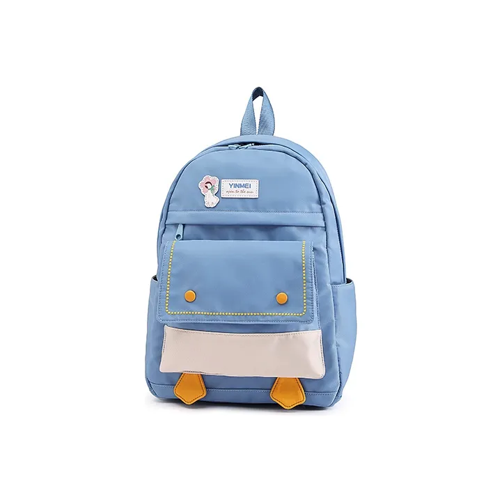 Sound For Life Nylon Fabric Backpack Regular Blue Purple-1