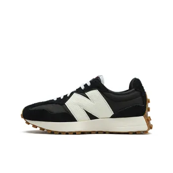 New Balance 327 Black White Gum Women's