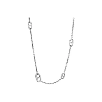 HERMES Farandole 925 Sterling Silver Necklaces Women's