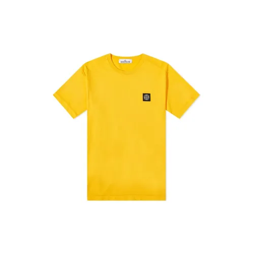 STONE ISLAND T-Shirts Men Yellow