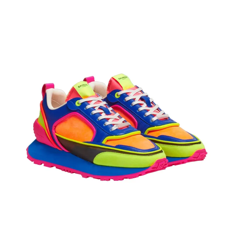 BALMAIN Racer Casual Shoes Men's Multicolor-2