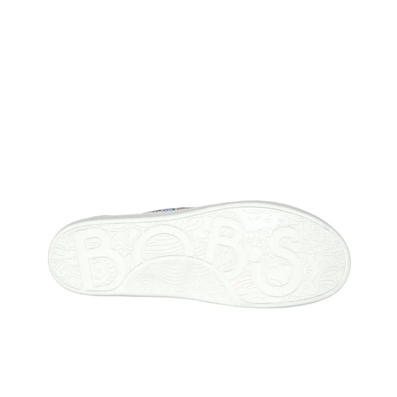 Skechers BEACH BINGO -Under Coverage Warm Slip-Resistant Low-Top Skateboard Shoes Women's White-4