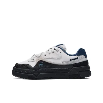 FILA FUSION Bank Skate Shoes 'Black White Navy' Women's