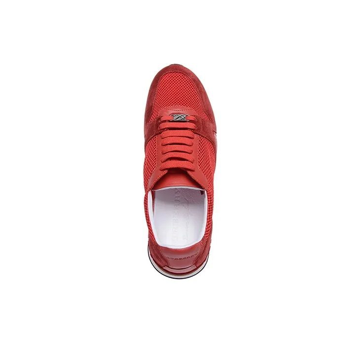 Burberry Casual Shoes Men's Dark Red-3