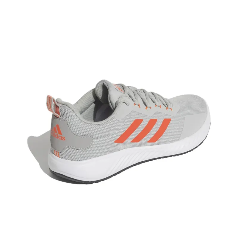 Adidas Quickflow Durable Breathable Low-Top Running Shoes Men's Light Gray-3