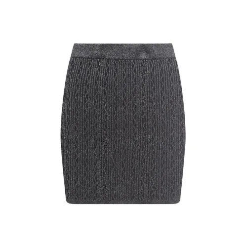 PINKO Casual Short Skirts Women's Dark Gray