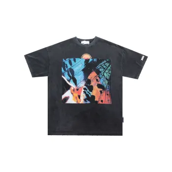 R69 T-Shirts Unisex Washed Black