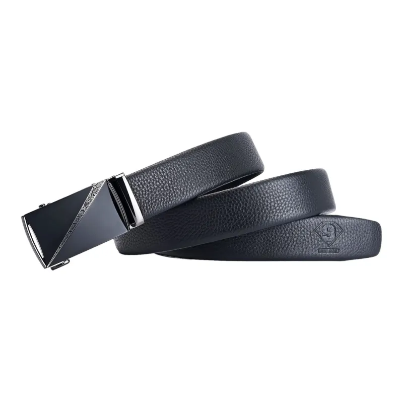 NINE NAIL Leather Belts Men-2