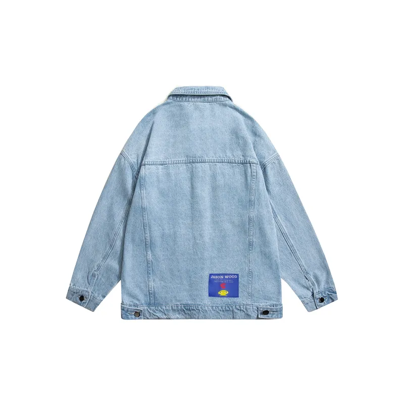JASONWOOD Cowboy On The Run Denim Jacket Unisex-1