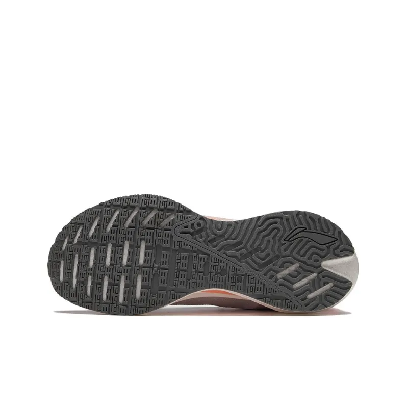 LiNing Jueying Essential Rebound Low Top Running Shoes Women's Gray Orange-4