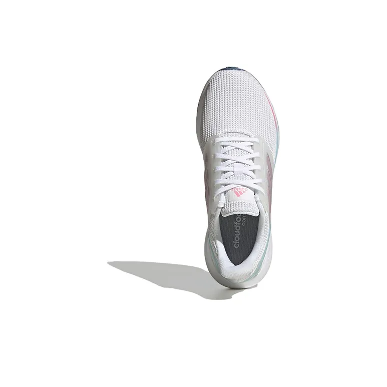 Adidas EQ19 Run Breathable Low-Top Running Shoes Women's White Blue Pink-4