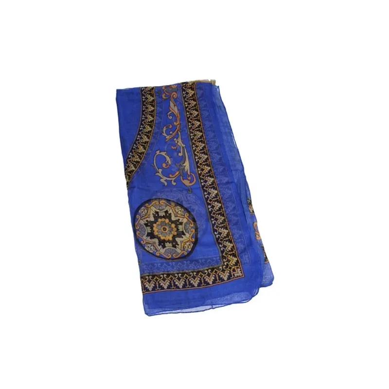 VERSACE Knit Scarves Women's Blue-1