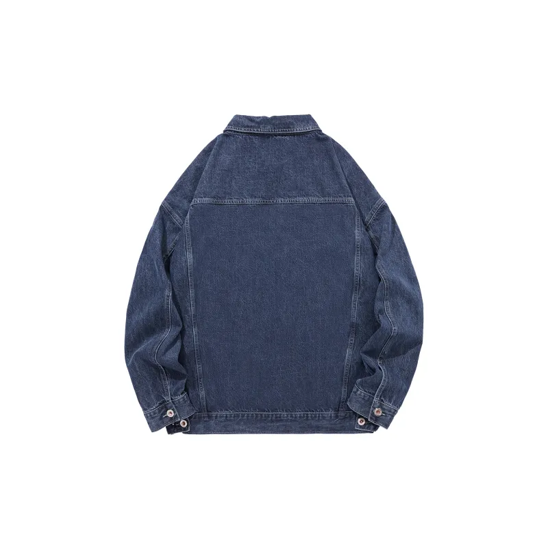 GUKUUL Denim Jacket Unisex Blue-3