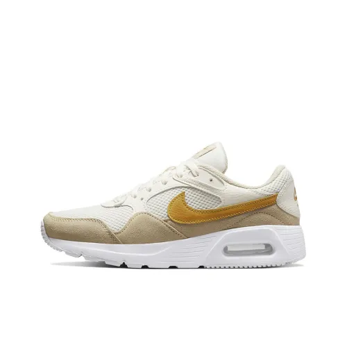 Nike Air Max SC Running Shoes Women's Low-Top White/Yellow