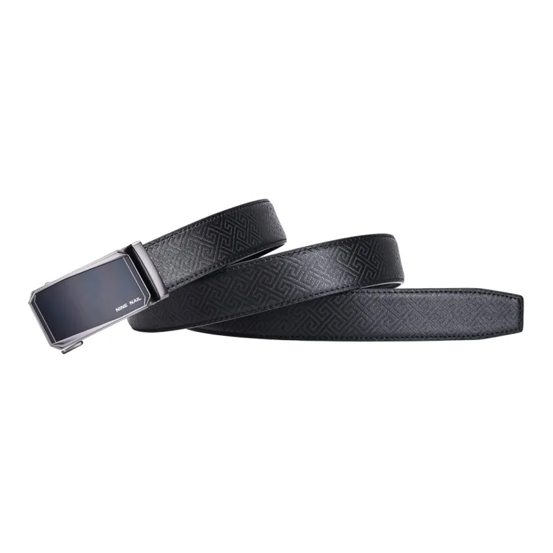 NINE NAIL Leather Belts Men-2