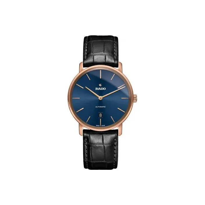 RADO DiaMaster Collection Automatic Mechanical Movement Men's Watches Watch 40.3mm Blue Dial-0