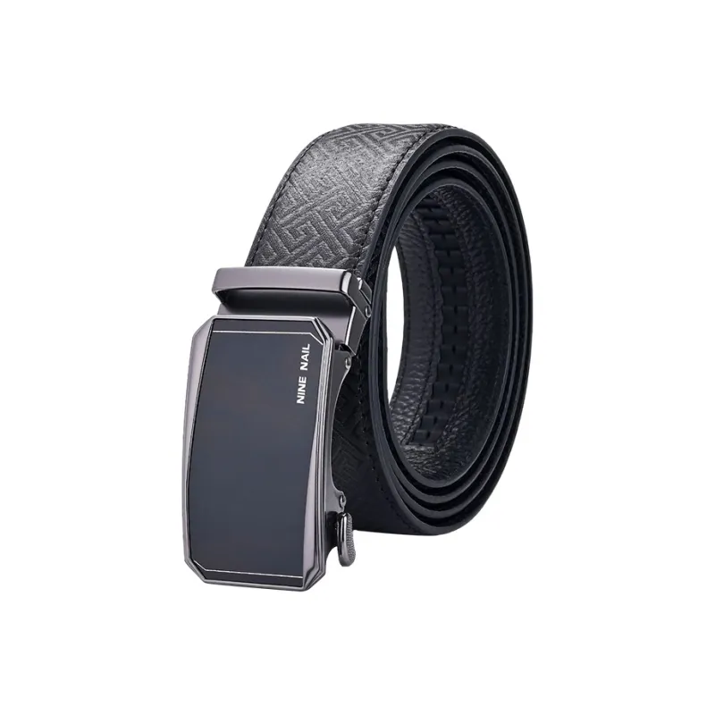 NINE NAIL Leather Belts Men-1