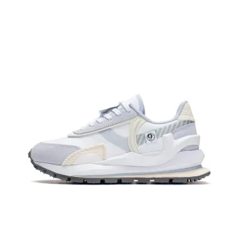 LiNing Fangyuan Eternal Casual Shoes Women's Low Top Standard White/Tenya Blue