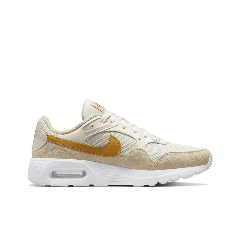 Nike Air Max Sc Phantom Sanddrift White Gold Suede Women's-1