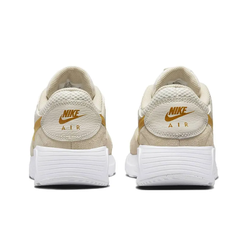 Nike Air Max Sc Phantom Sanddrift White Gold Suede Women's-4